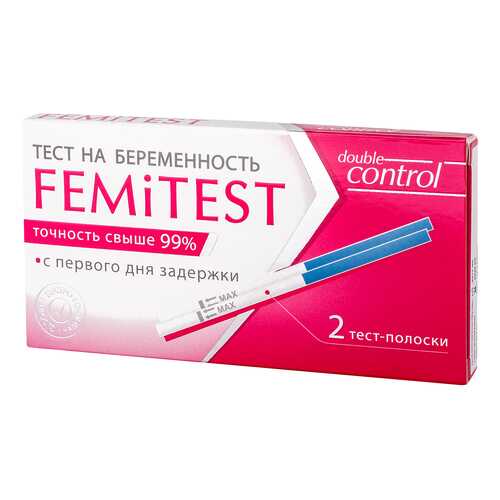 Тест EMiTEST Double control для определения беременности тест-полоска 2 шт. в Мелодия здоровья