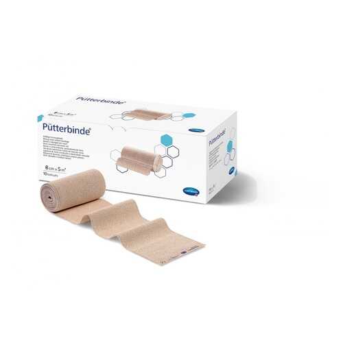 Бинт PUTTERBINDE среднерастяжимый из 100% хлопка 5 м х 8 см 10 шт. в Мелодия здоровья