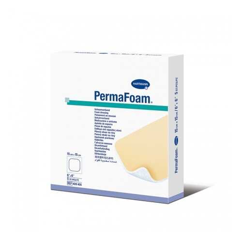 Губчатые повязки PermaFoam 15 см х 15 см 5 шт. в Мелодия здоровья