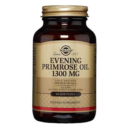 Evening Primrose Oil Solgar 1300 мг гелевые капсулы 60 шт. в Мелодия здоровья