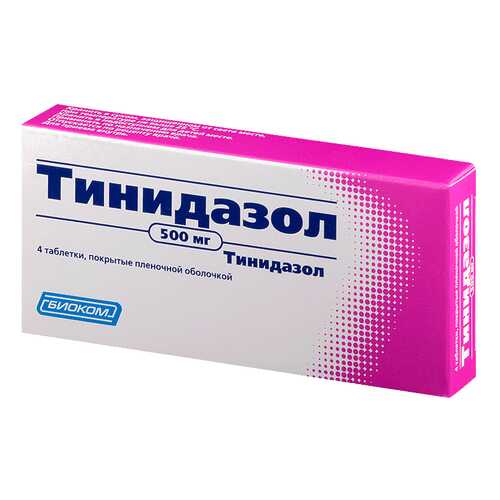 Тинидазол тб 500 мг N4 в Мелодия здоровья