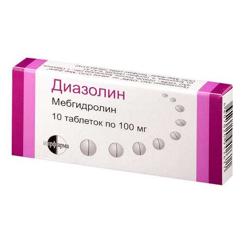 Диазолин Мир-Фарм таблетки 100 мг 10 шт. в Мелодия здоровья
