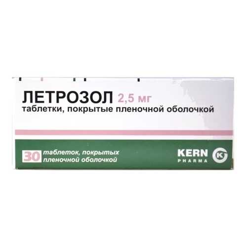 Летрозол таблетки, покрытые пленочной оболочкой 2,5 мг 30 шт. в Мелодия здоровья