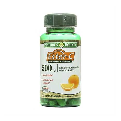 Nature's Bounty Ester-C 500 мг таблетки 60 шт. в Мелодия здоровья