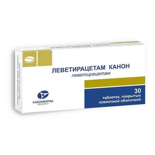 Леветирацетам-Канон таблетки, покрытые пленочной оболочкой 1000 мг 30 шт. в Мелодия здоровья