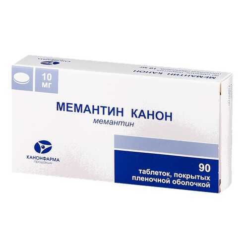 Мемантин Канон таблетки, покрытые оболочкой 10 мг 90 шт. в Мелодия здоровья
