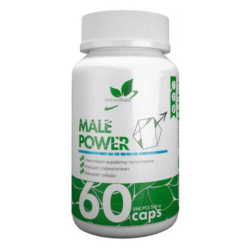 Добавка для мужчин NATURALSUPP Male Power капсулы 60 шт. в Мелодия здоровья