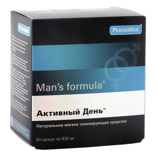 Man's formula PharmaMed активный день 60 капсул в Мелодия здоровья