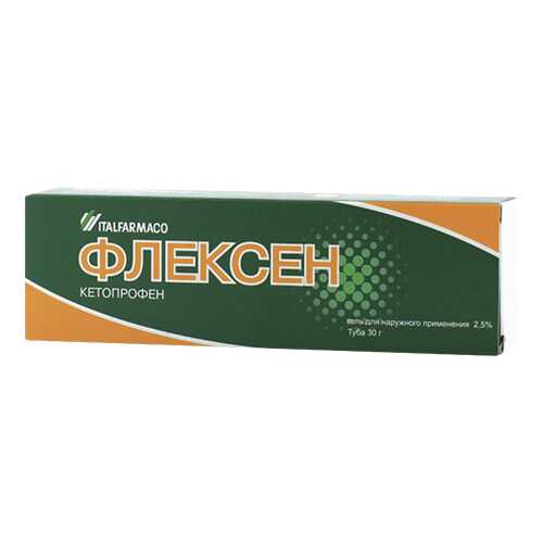 Флексен гель для наружн.прим.2,5% туба 30 г в Мелодия здоровья