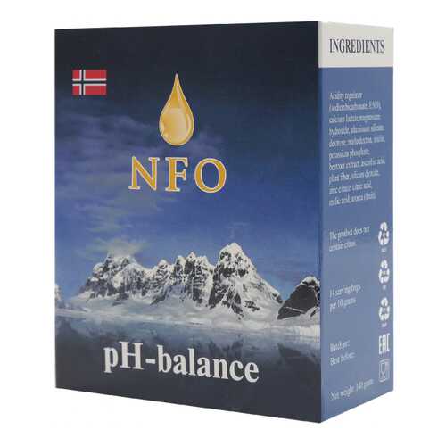 Добавка Norwegian Fish Oil PH-баланс порошок 14 шт. в Мелодия здоровья