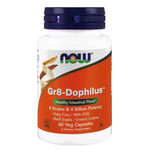 Комплекс пребиотиков NOW Gr8-Dophilus капсулы 60 шт. в Мелодия здоровья