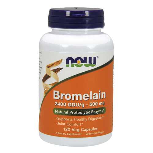 Для пищеварения NOW Bromelain 500 мг120 капсул в Мелодия здоровья