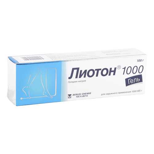 Лиотон 1000 гель 1000 ЕД/г 100 г в Мелодия здоровья