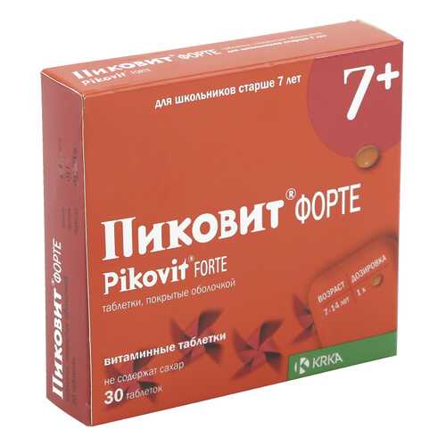 Пиковит форте таблетки 30 шт. в Мелодия здоровья