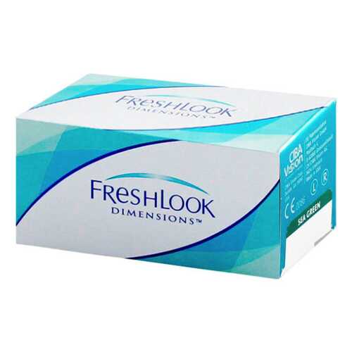 Контактные линзы FreshLook Dimensions 2 линзы без упаковки R 8,6 -4,00 Голубые в Мелодия здоровья