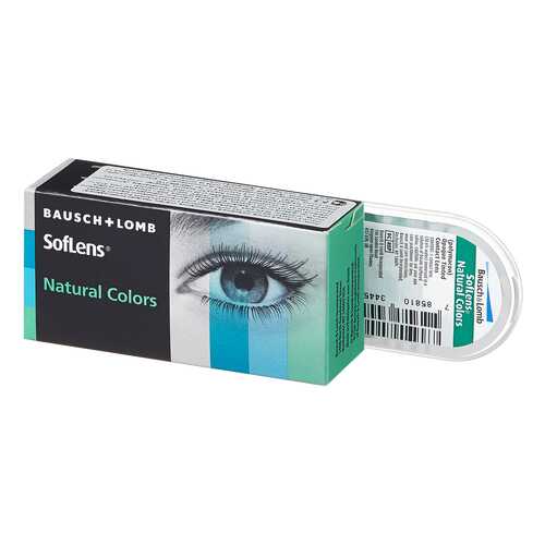 Контактные линзы SofLens Natural Colors 2 линзы -3,00 aquamarine в Мелодия здоровья