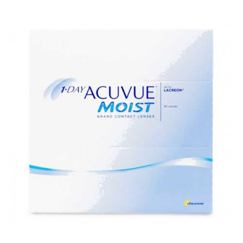 Контактные линзы 1-Day Acuvue Moist 90 линз R 9,0 -5,00 в Мелодия здоровья
