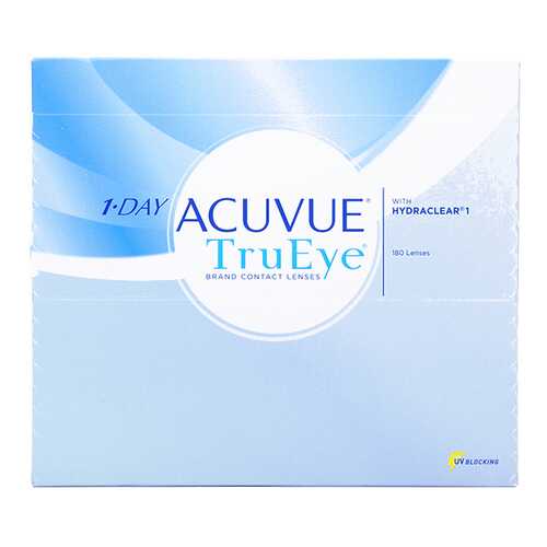 Контактные линзы 1-Day Acuvue TruEye 180 линз R 8,5 +1,50 в Мелодия здоровья