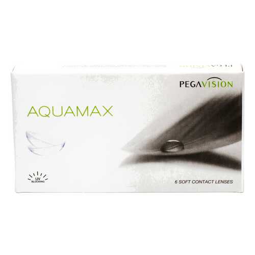 Контактные линзы AQUAMAX 6 линз R 8,6 -7,00 в Мелодия здоровья