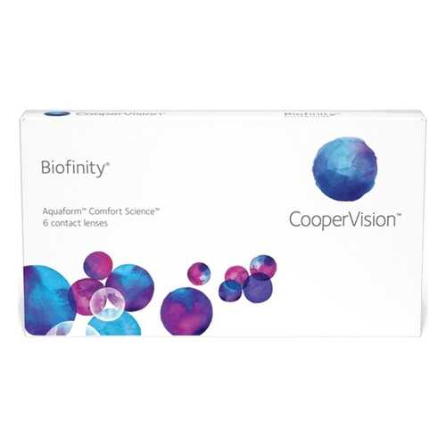 Контактные линзы Biofinity 6 линз +3,25 в Мелодия здоровья