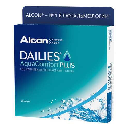 Контактные линзы Dailies AquaComfort Plus 90 линз +2,25 в Мелодия здоровья