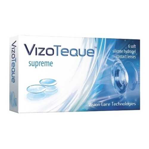 Контактные линзы VizoTeque Supreme 6 линз R 8,6 -0,75 в Мелодия здоровья