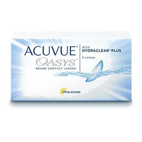 Контактные линзы Acuvue Oasys for Astigmatism with Hydraclear Plus 6 R 8,6 -5,50/-0,75/70 в Мелодия здоровья