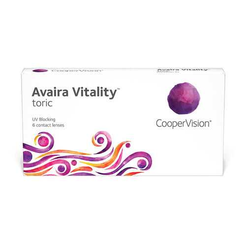 Линзы контактные CooperVision Avaira Vitality toric 6 шт. -3/1,75/90 в Мелодия здоровья
