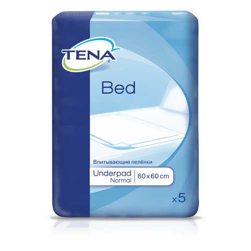 Пеленки Tena Bed Underpad Normal 60 х 60 5 шт. в Мелодия здоровья