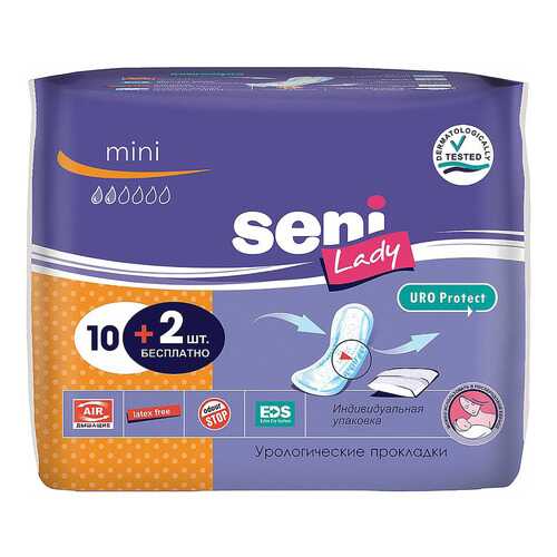 Прокладки Seni Lady Mini Урологические 10 шт в Мелодия здоровья