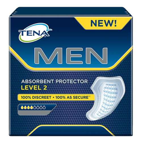 Урологические прокладки для мужчин, 10 шт. Tena Men Level 2 в Мелодия здоровья