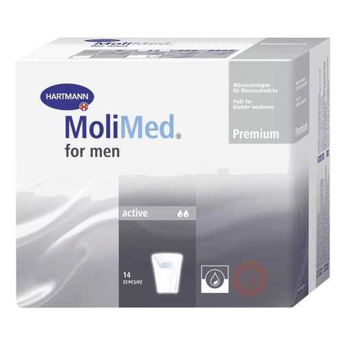 Урологические прокладки для мужчин, 14 шт. MoliMed Premium Protect в Мелодия здоровья