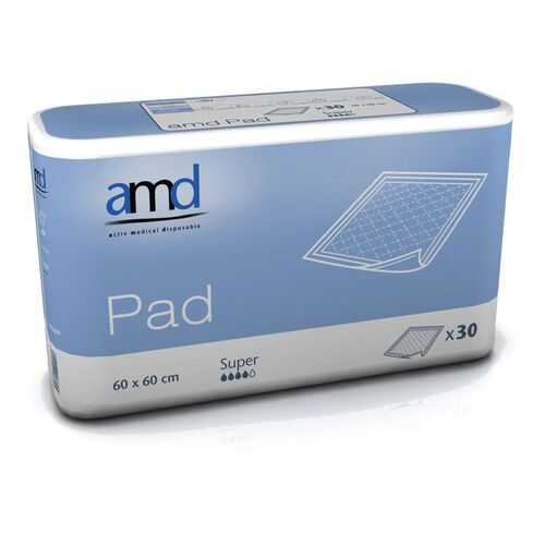 Впитывающие пеленки AMD PAD SUPER 60*60 №30 в Мелодия здоровья