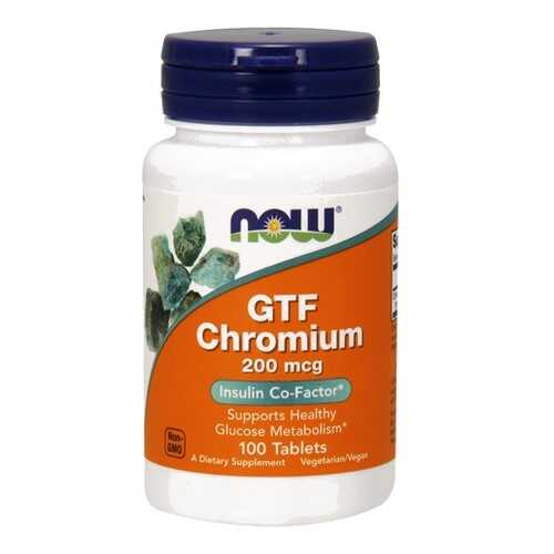 Now GTF Chromium 200 мкг таблетки 100 шт. в Мелодия здоровья