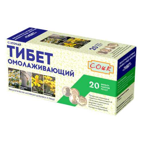 Фиточай СОиК Тибет омолаживающий ф/п 1,5 г 20 шт. в Мелодия здоровья