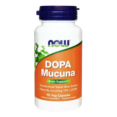 Добавка для памяти NOW Dopa Mucuna 90 капс. натуральный в Мелодия здоровья