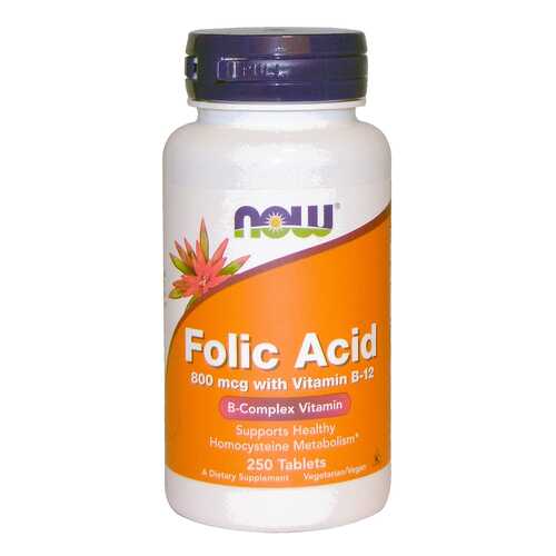 Фолиевая кислота NOW Folic Acid 250 табл. в Мелодия здоровья