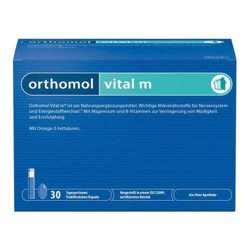 Vital M Orthomol жидкость фл. 20 мл + капсулы 800 мг + капсулы 700 мг 30 шт. в Мелодия здоровья