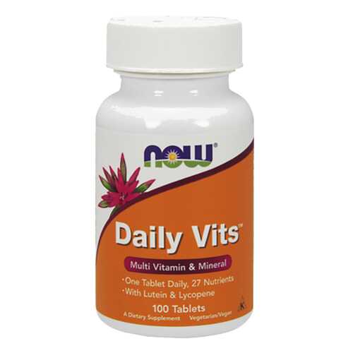 Витаминный комплекс NOW Daily Vits 100 табл. в Мелодия здоровья