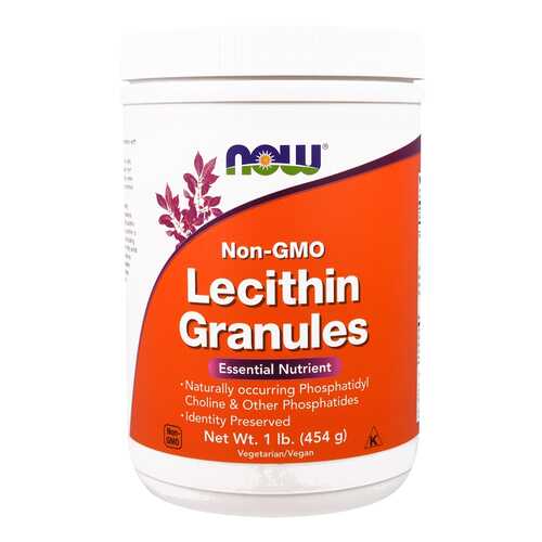 Лецитин NOW Lecithin Granules 522 г натуральный в Мелодия здоровья