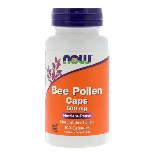 Добавка для здоровья NOW Bee Pollen 100 капс. натуральный в Мелодия здоровья