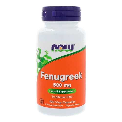 Добавка для здоровья NOW Fenugreek 100 капс. натуральный в Мелодия здоровья