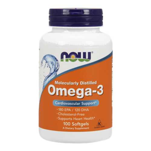 NOW Omega-3 1000 100 капсул в Мелодия здоровья