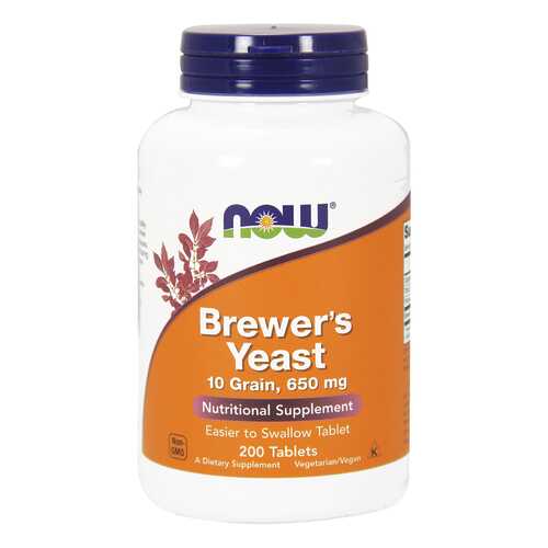 Витамин B NOW Brewer's yeast 200 табл. в Мелодия здоровья